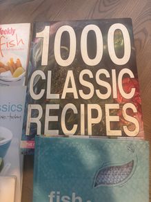 collection of cookbooks
