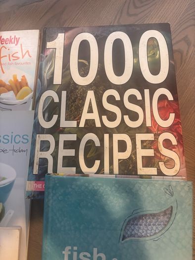 collection of cookbooks