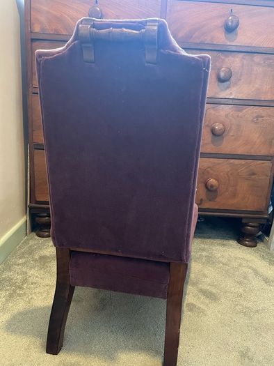 Authentic Victorian James Shoolbred Nursing Chair (Stamped & Plaqued)