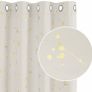 Eyelet Curtains, Blackout Curtains, Gold Constellation Printed Curtains Thermal Insulated Curtains for Bedroom (MULTIPLE COLOURS/SIZES) Image 6