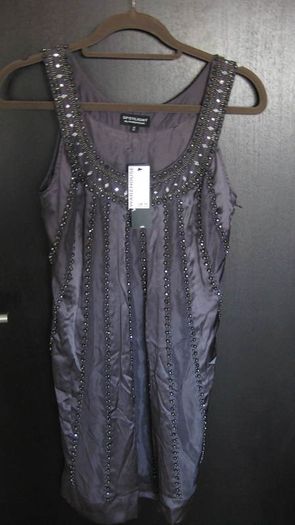 Spotlight by WAREHOUSE ladies  Plum colour occasion dress with detailing  Uk size 10/small