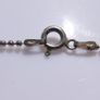 Vintage High Quality  Sterling Silver 925 Bead Necklace  length 20" - 3,62g Image 5