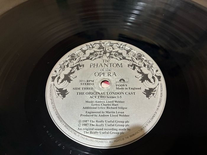 Phantom of the opera Vinyl LP
