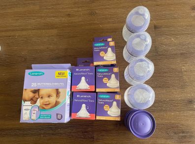 Brand new lasinoh teets, storage bags for baby bottle feeding, combination feeding