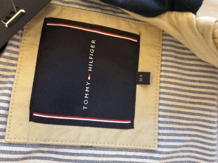 Tommy Hilfiger Boys Contrast Collar Cotton Jacket Brand New From New Collection