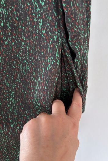COS  Scarf-Detail Printed Midi Dress