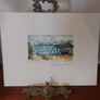 Fantastic Limited-Edition Hand-Signed Lithograph Print of a Caribbean Scene by the Renowned French Artist Alexandre Minguet (1937-1996), #249/1000 Image 2