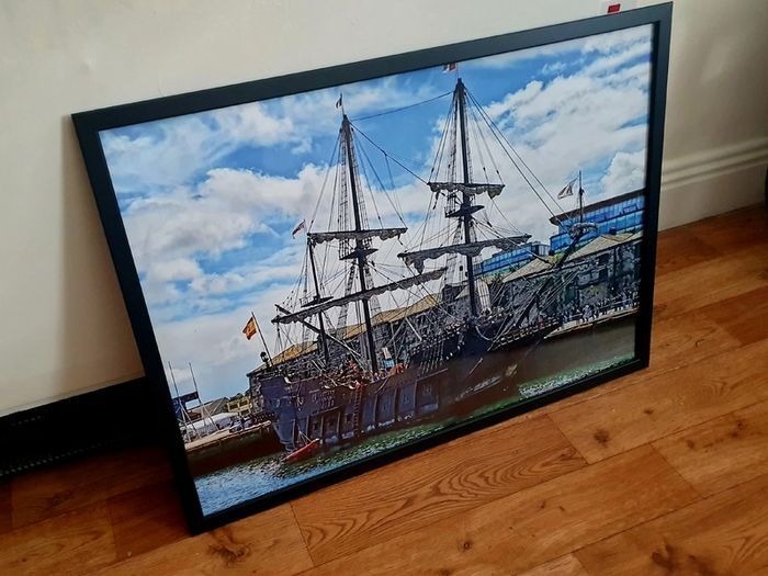Framed Tall Ship Print