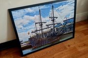 Framed Tall Ship Print