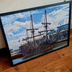 Framed Tall Ship Print