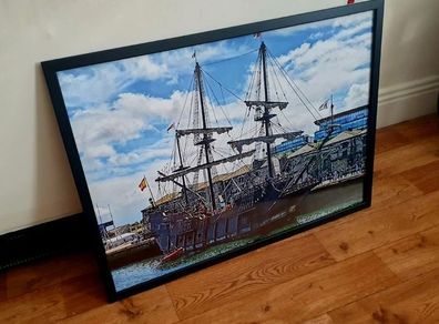 Framed Tall Ship Print