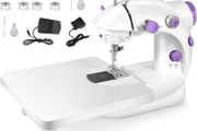 Sewing Machine, Adjustable 2-Speed Double Thread Sewing Machines,Portable Multifunctional Electric Sewing Machine for Beginners with Sewing Kit (FREE POSTAGE)