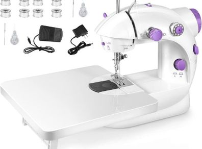 Sewing Machine, Adjustable 2-Speed Double Thread Sewing Machines,Portable Multifunctional Electric Sewing Machine for Beginners with Sewing Kit (FREE POSTAGE)