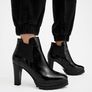 All Saints Sarris block heel patent leather boots Image 2
