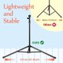 Sheet Music Stand Metal Portable with Carrying Bag, Music Book Clip, Portable Podium Stand, Laptop Stand Black Image 6