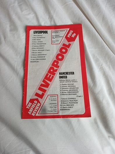 Liverpool - 10 programmes 1968 to 1977