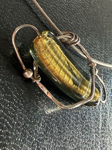 silver necklace