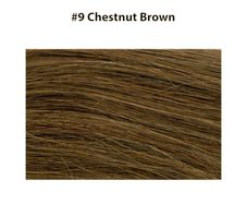 Micro Ring Hair Extensions 20" Double Drawn I Tip Remy Hair 25g - #9 Chestnut Brown