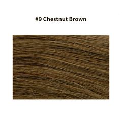 Micro Ring Hair Extensions 20" Double Drawn I Tip Remy Hair 25g - #9 Chestnut Brown