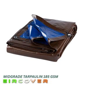 Midgrade Tarpaulin 14m x 21m (46' -  69') 185 gsm