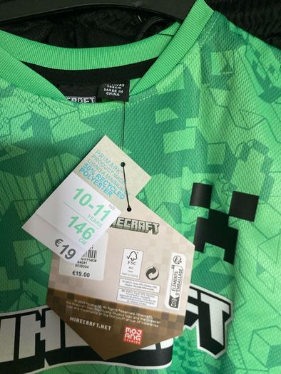 Boys Minecraft Sports Set