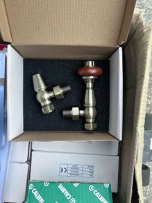 Antique Brass TRV rad valve