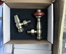 Antique Brass TRV rad valve