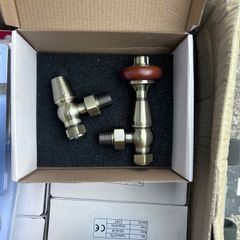 Antique Brass TRV rad valve