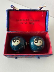 Vintage Chinese Health Exersice Stress Relief Balls