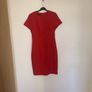 Designer tailored red midi dress -  new Image 7
