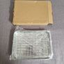 Small Stainless Steel Roasting Tray Oven Pan Dish Baking Roaster Tin Grill Rack Image 2