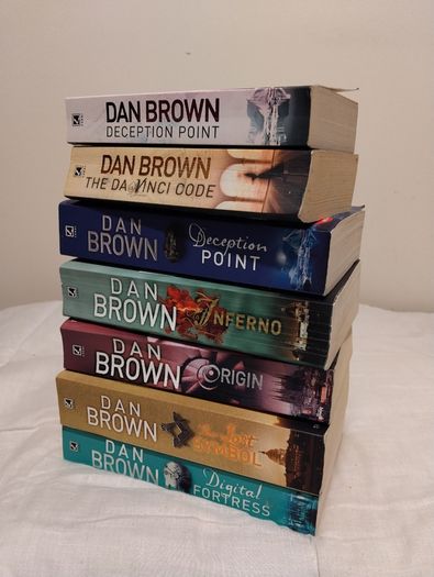 Dan Brown Thriller, mystery books