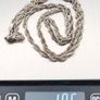 925 Vintage Sterling Silver Fully Hallmarked Signed Italian Byzantine Chain Image 10