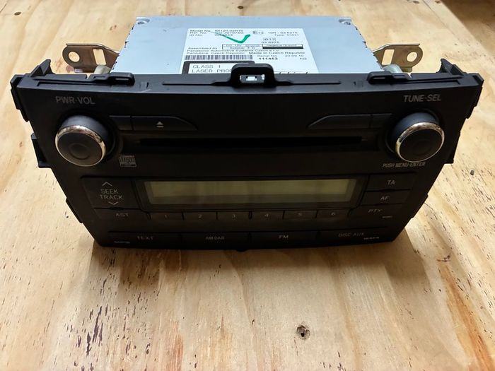 Toyota OEM DAB Radio Head Unit - 86120-02B70 - Yaris/Corolla - Tested Working