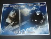 Phil Lynott & Rory Gallagher poster print tribute A3 Size