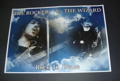 Phil Lynott & Rory Gallagher poster print tribute A3 Size