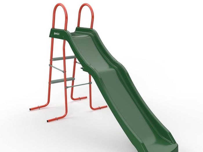 Haumea Freestanding Childrens 6ft Slide and Climbing Ladder - Suitable for 3 years Plus and Max User 50kg - 1 Year Warranty (Green Orange)
