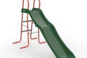 Haumea Freestanding Childrens 6ft Slide and Climbing Ladder - Suitable for 3 years Plus and Max User 50kg - 1 Year Warranty (Green Orange)