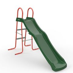 Haumea Freestanding Childrens 6ft Slide and Climbing Ladder - Suitable for 3 years Plus and Max User 50kg - 1 Year Warranty (Green Orange)