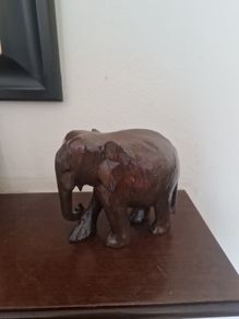 wooden elephant