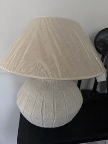 New Designer paper mache lamp