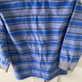 Pumpkin patch long sleeve striped blue top size 2 Image 2