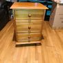 Solid Pine 3-Drawer Bedside Cabinet / Small Chest of Drawers Image 3