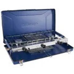 Camping Folding Double Burner and Grill New