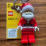 LEGO Keychain w. Flashlight Santa brand new Image 3