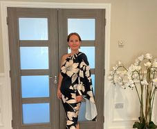 asos edition one shoulder maxi dress
