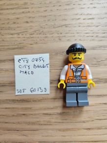 lego cty0754 city bandit male, set 60139