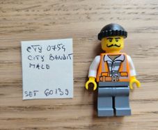 lego cty0754 city bandit male, set 60139