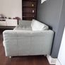 IKEA mint couch and ottoman Image 4