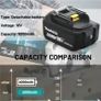 Makita BL1860 18 V 6.0 Ah Lithium Ion Battery for Power Tools. Not Original Image 4